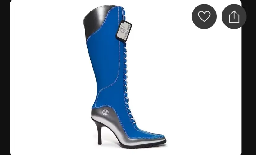 Timberland x veneda Carter blue boots