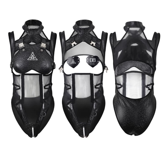 Cyber Black Bunny suit 