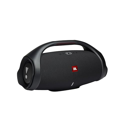 JBL Boombox 2 - Portable Bluetooth Speaker, Powerful Sound and Monstrous Bass, IPX7 Waterproof, 24 Hours of Playtime, Powerbank, JBL PartyBoost for Pairing, for Home and Outdoor(Black) - Black