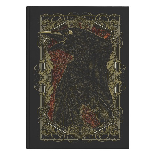 "Death of a Crow" Hardcover Writing Journal - Small