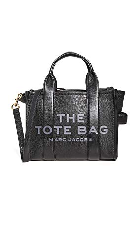 Marc Jacobs Damen The Leather Mini-Tragetasche, Schwarz, Einheitsgröße