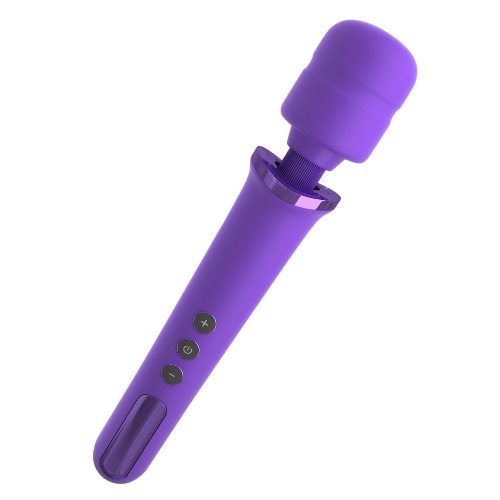 Fantasy For Her™ Rechargeable Power Wand Vibe - Purple