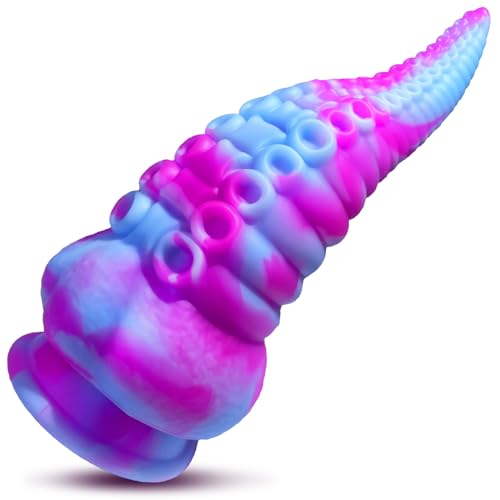 Anal Tentacle Dildo 8.7" Adult Sex Toys Huge Monster Long Dildo Anal Plug for U & G-spot, Anal Toys with Strong Suction Cup, Fantasy Huge Dildo Adult Sex Toys & Games for Men Women Couples
