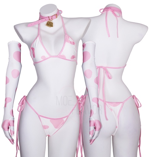 Cow Bikini - Pink / M/L