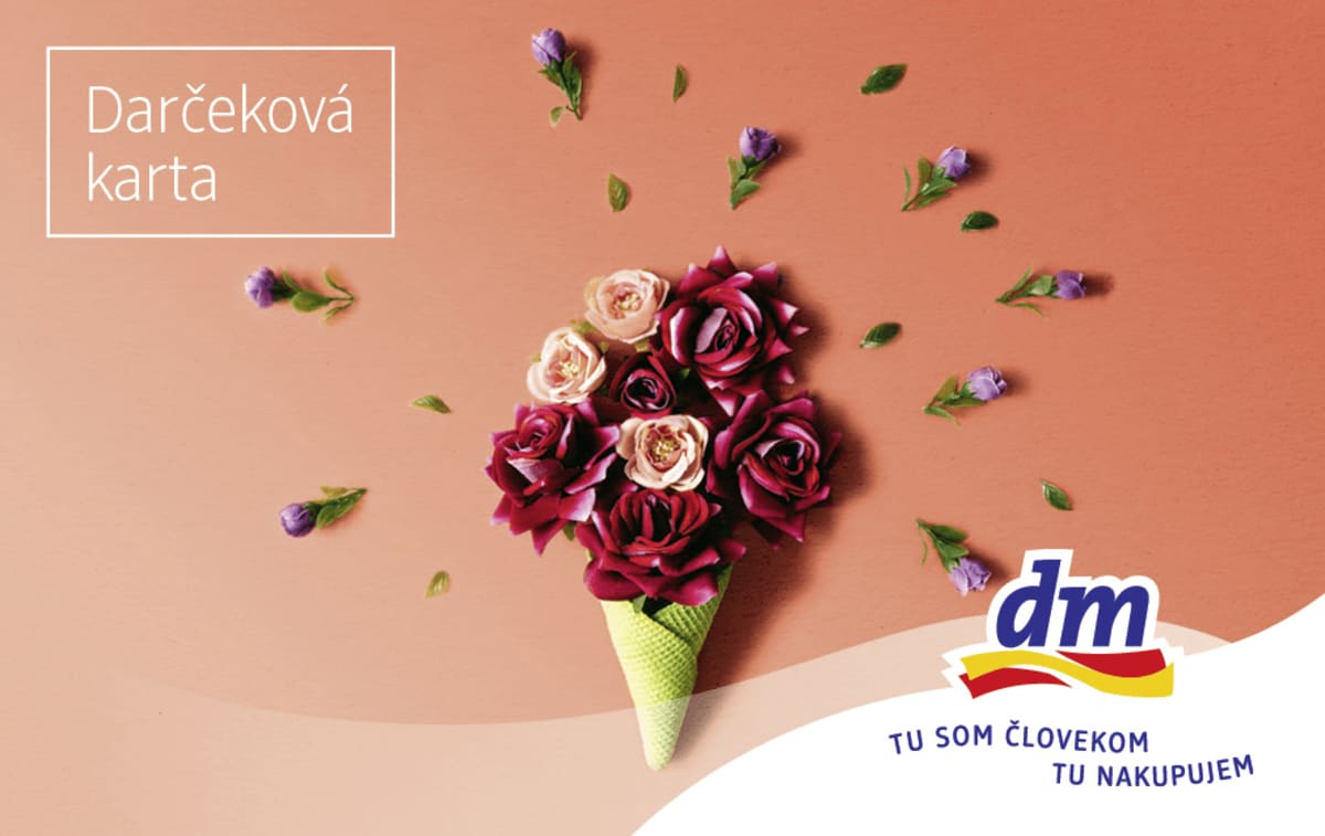 Darčeková karta v hodnote 50 €, 1 ks