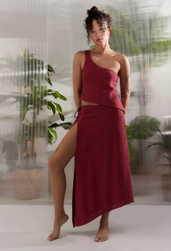 Out From Under Boardwalk Beachy Midi Skirt