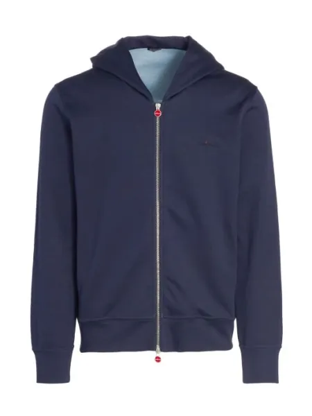 Surprise gifts Kiton Solid Hookup Zip-Up Hoodie For Men from Wolfordshops.com