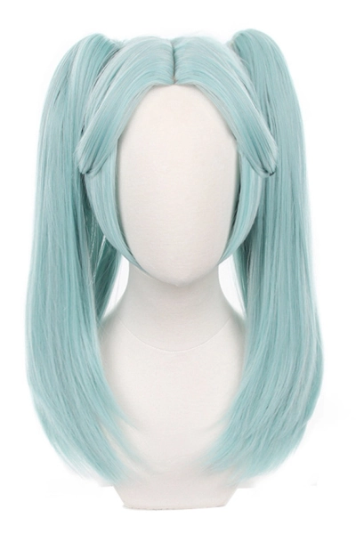 Cyberpunk: Edgerunners Rebecca Cosplay Wig Double Pony Tails