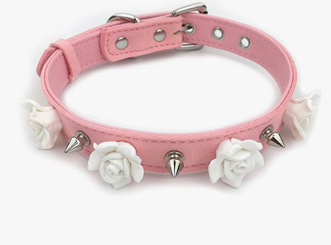 Amazon.com: Succuba Handmade Flower Choker Collar Necklace Velvet Choker Collar Necklace for Women and Men (B): Clothing, Shoes & Jewelry