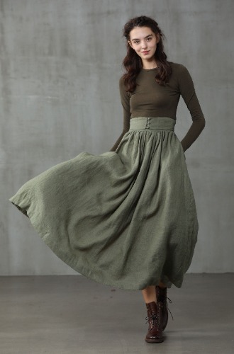 Hannah 38 | Linen skirt