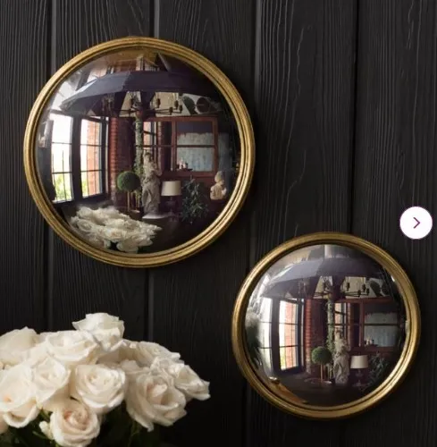 Sylvania Round Metal Wall Mirror