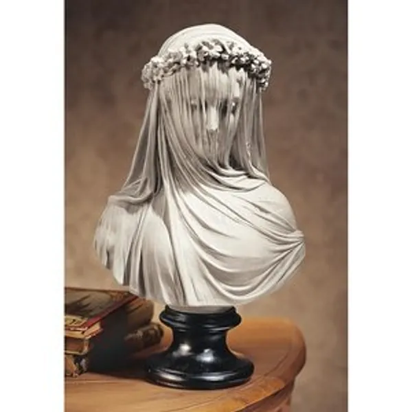 The Veiled Maiden Sculptural Bust