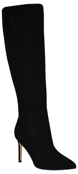 Nine West Women's Richy Knee High Boot - 11 - Black Suede 009