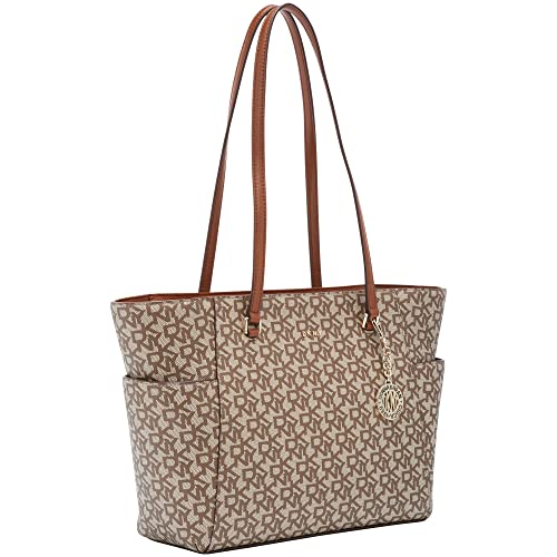 DKNY Casual Bryant Pocket Tote Handbag - Large - Chino/Caramel