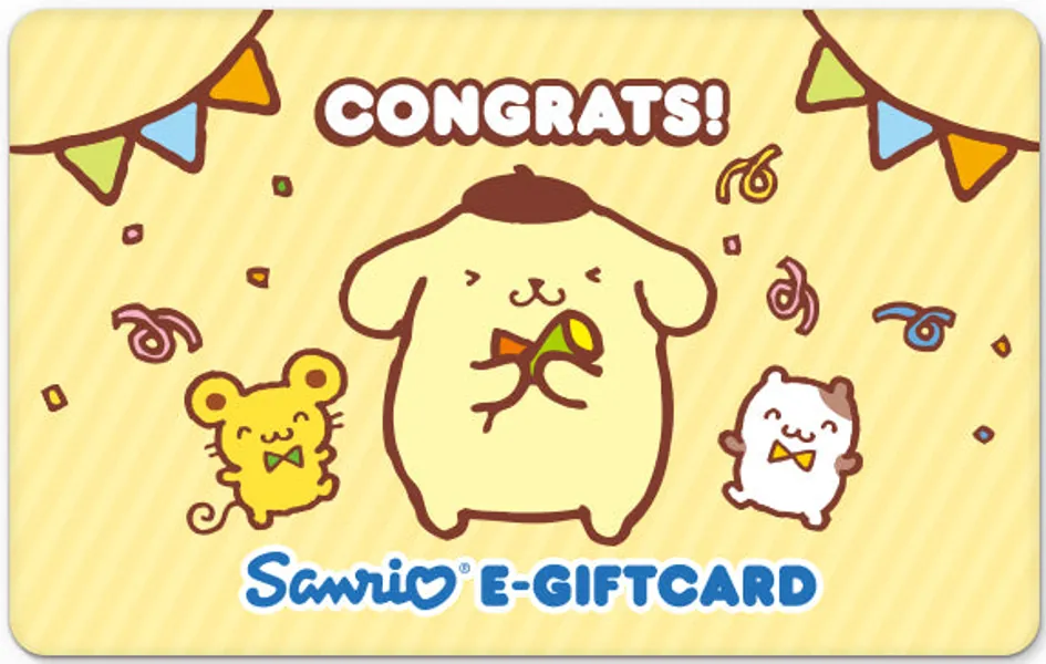Sanrio Online Congratulations! e-Gift Card