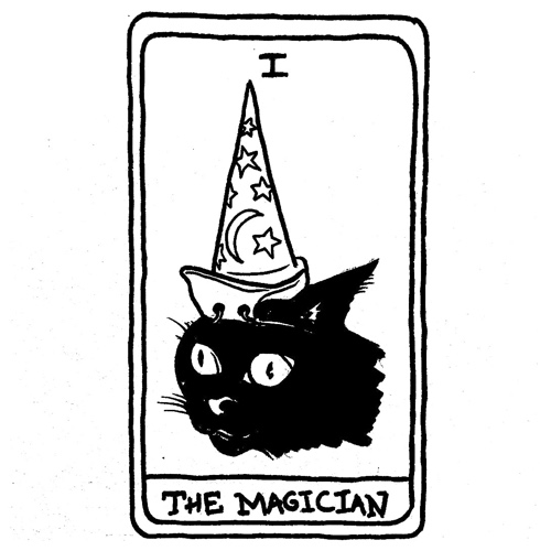Cat Tarot - 4 x 4 in