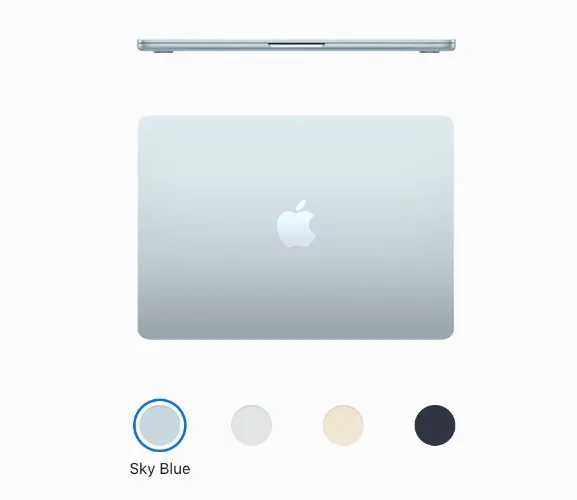 MacBook Air Sky Blue