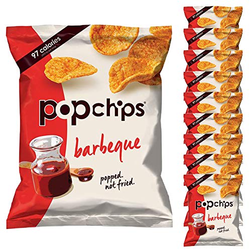 10 x bag Popped Barbecue BBQ Potato Crisps Chips Low Fat Gluten FREE