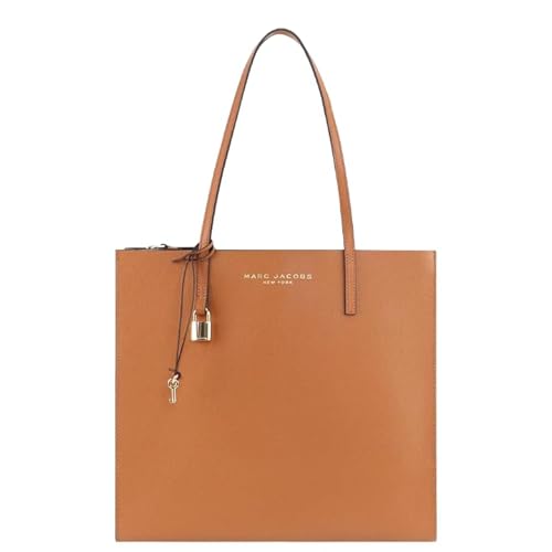 Marc Jacobs M0015684 Smoke Almond With Gold Hardware Grind Large Ladies Tote Bag, Brown