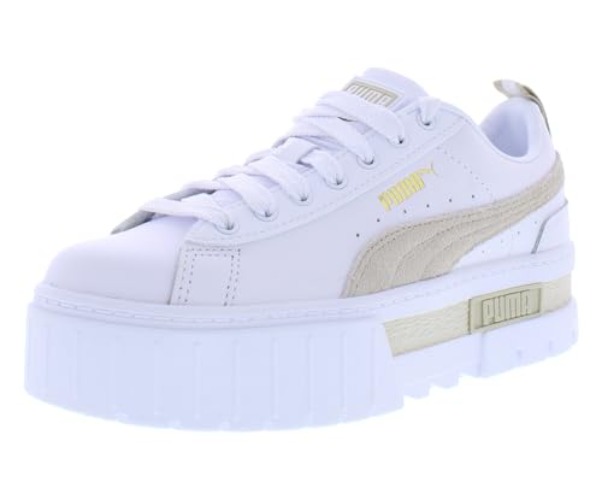 Puma Women's Shoes Sneaker - 7 - Puma White/Peyote