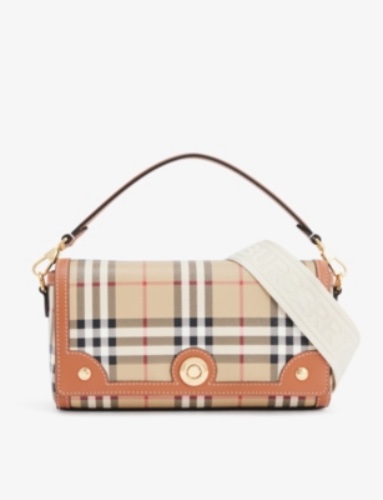 Note woven-blend shoulder bag
