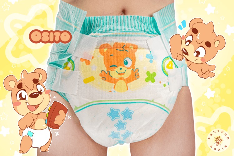 TryAgains Diapers | X-Large / BIG Case - 80 Diapers