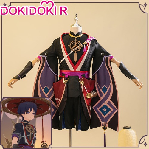 【Size S-2XL】【S/M/L/XL Ready For Ship】DokiDoki-R Game Genshin Impact  Scaramouche Cosplay Costume | S