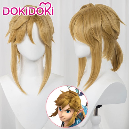 【Ready For Ship】DokiDoki Game The Legend of Zelda Cosplay Link Wig Short Wig | Link