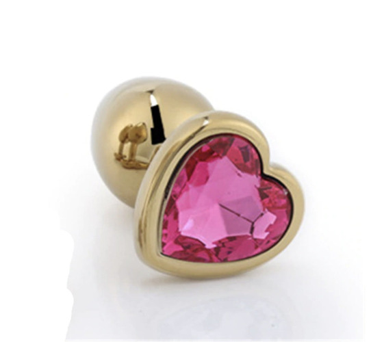 Golden Heart Plugs | Rose Red