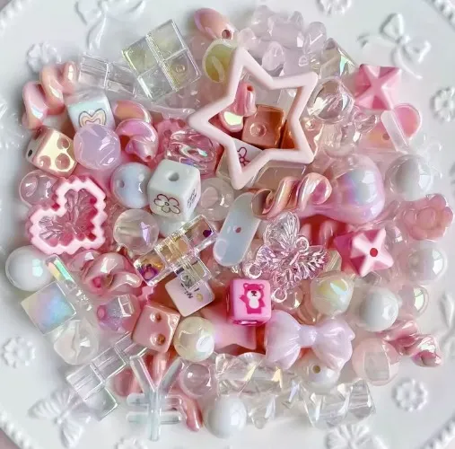 270g mixed beads in different colors