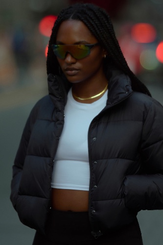 Gold Rush Puffer - Black | Black / L