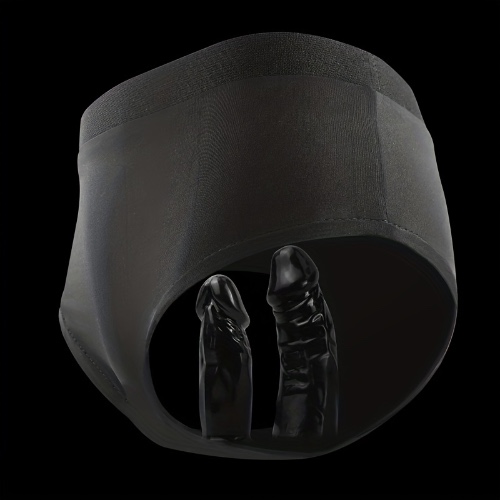 1pc Wearable Sex Toys Dildo Pants, Female Chastity Belt With Dildo Plug, Anal Plug Panty, Masturbator Pants Underwear Sexy Men Underwear Erotic Belt Device Pants Plug Set Sex Toy, Chastity Lingerie Anal Plug Female Character Flirting Sex Toy