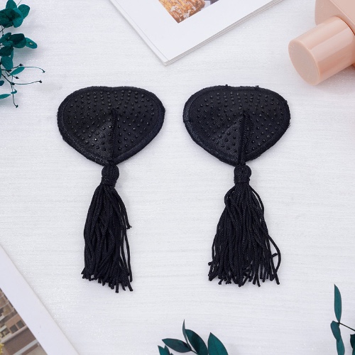 Women's Heart Nipple Pasties Adhesive Nipple Cover Reusable Pasties Bra With Tassel Women Lingerie 2022 Sexy Self-adhesive Pasties Rhinestone Nipple Cover Sexy Lingerie Accessories Party Rave Sexy Nipple Tassels,Lingerie Accessories