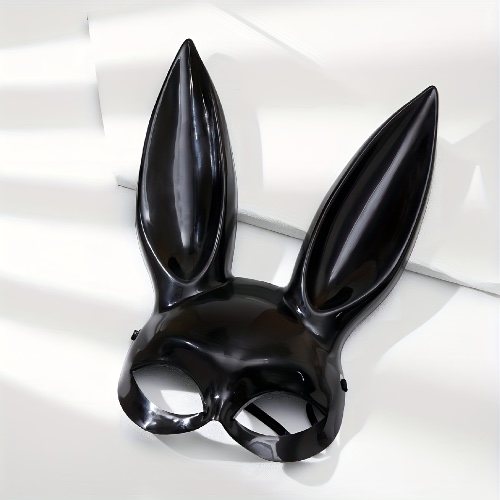 1pc Men's Halloween Rabbit Mask, Plastic Hot Cosplay Mask