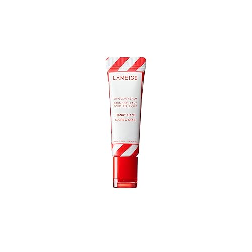 LANEIGE Lip Glowy Balm: Hydrate, Glossy, Lightweight, Moisturize & Tint with Shea Butter - Candy Cane
