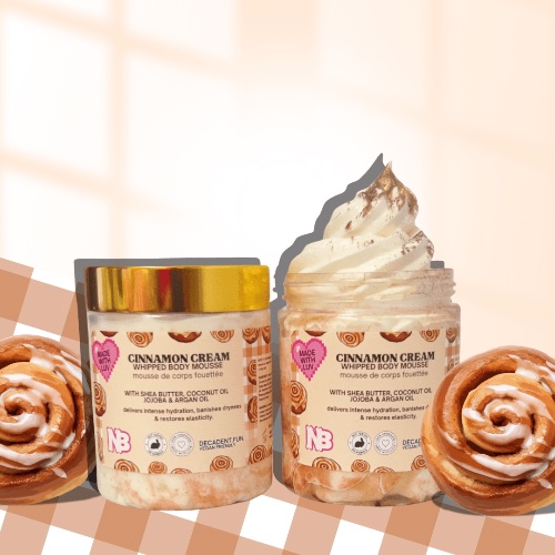 Cinnamon Cream Body Butter | 8.5 oz | 240 g Gold Jar