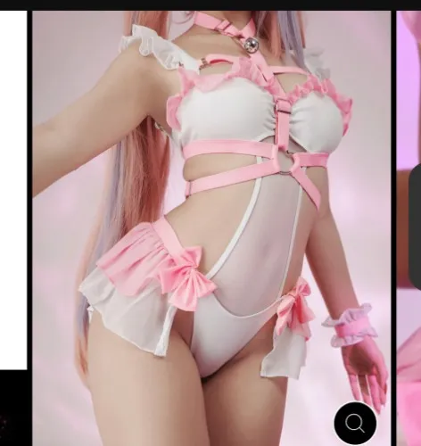 Ironmouse Magical Girl Swimsuit - Pink / L/XL