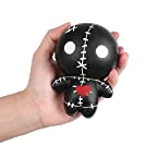 Anboor 4.7" Voodoo Dolls Squishies Cute Ghost Doll Stress Relief Kawaii Soft Slow Rising Squeeze Toys for Kids Adults Gift Idea Easter Basket Stuffers