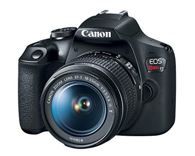 Canon EOS Rebel T7 DSLR Camera with 18-55mm Lens | Built-in Wi-Fi | 24.1 MP CMOS Sensor | DIGIC 4+ Image Processor and Full HD Videos - 18-55mm