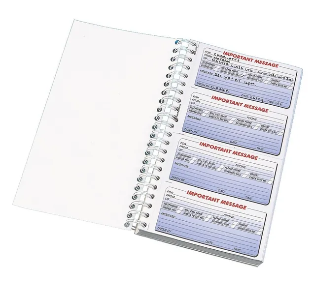 Q-Connect Duplicate Telephone Message Book 400 Messages