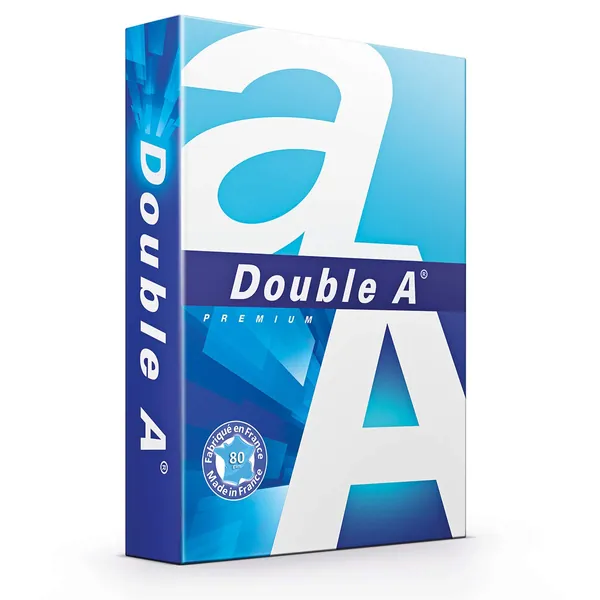 Double A, A4 Ream Paper, A4 80 gsm, 1 Ream, 500 Sheets, White