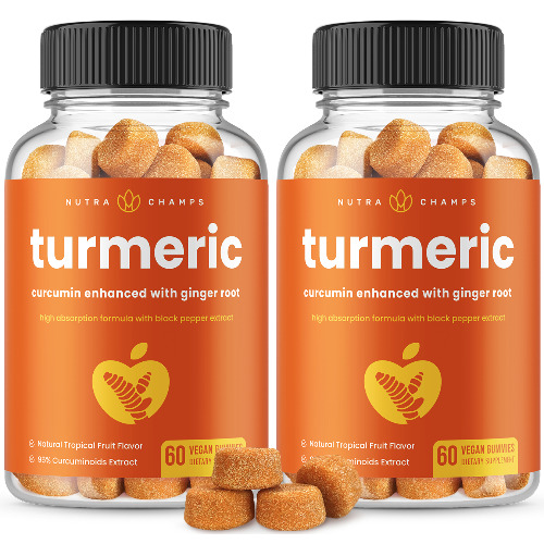 Turmeric & Ginger Gummies - 2 Pack