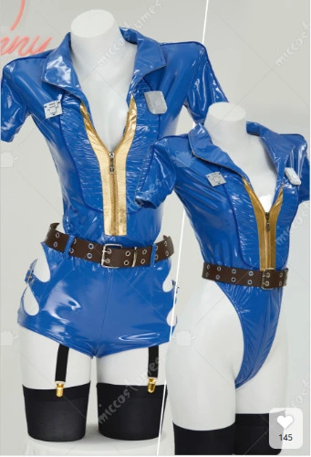 Lucy Derivative Sexy Lingerie Bodysuit Set Zipper Low Bodysuit and Cutout Shorts with Gloves Socks  Cosplay | Top Quality Outfits for Sale