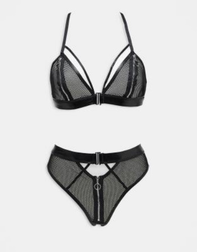 Ann Summmers Zorah set in black