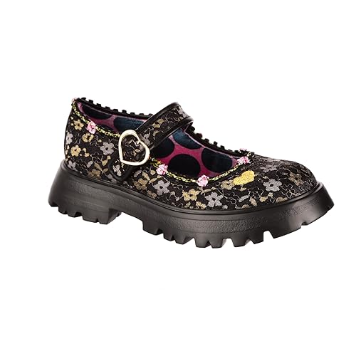 Irregular Choice Women's Sweet Surprise Oxford Flat - 6 UK - Black