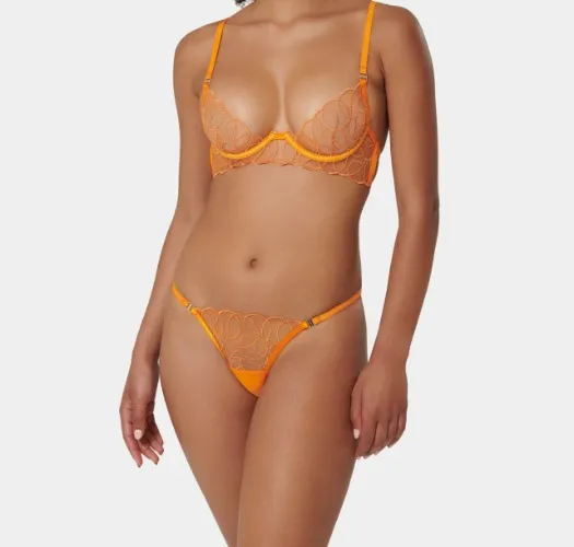 Solaris Orange Lingerie Set