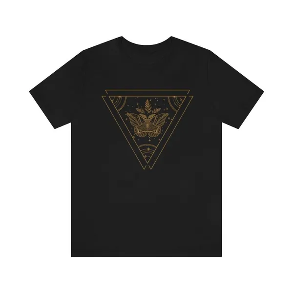 Celestial Moth Shirt - Black / S