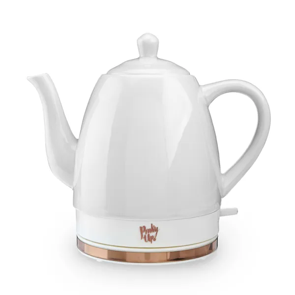 Noelle Ceramic Electric Tea Kettle in Grey
