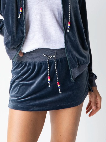 Make It Happen Skort - Slate Grey | M
