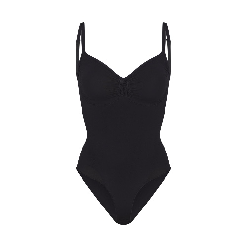 SEAMLESS SCULPT BRIEF BODYSUIT | ONYX